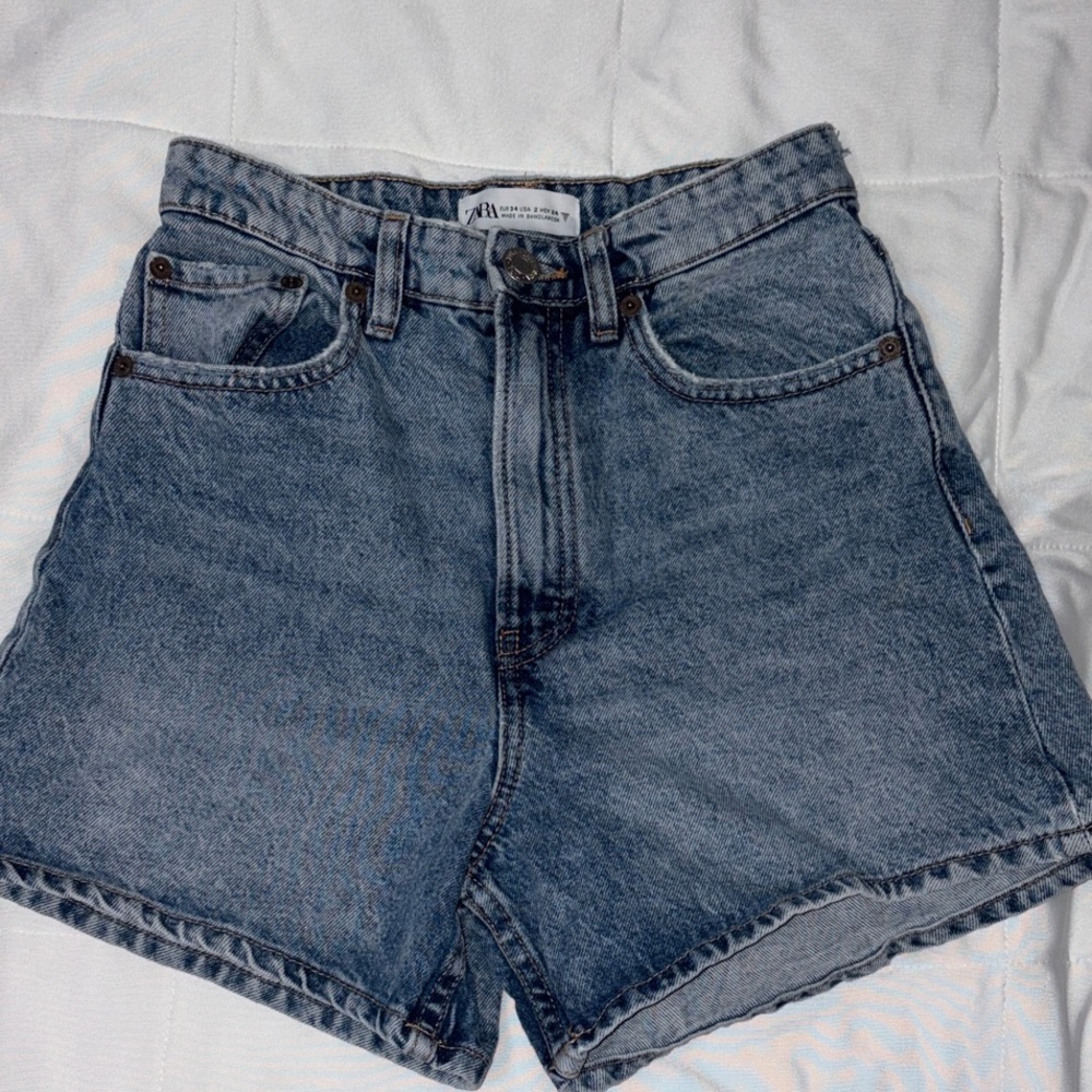 Zara Blue Jean Shorts